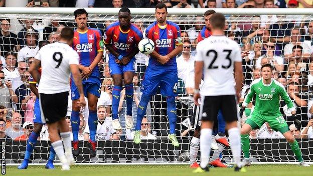 Wayne Hennessey in goal for Palace