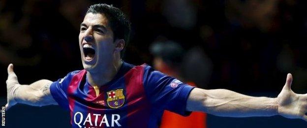 Luis Suarez has scored 19 goals in 21 matches this season