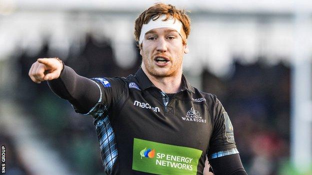 Glasgow flanker Rob Harley made his debut back in 2009