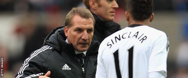 Brendan Rodgers and Scott Sinclair