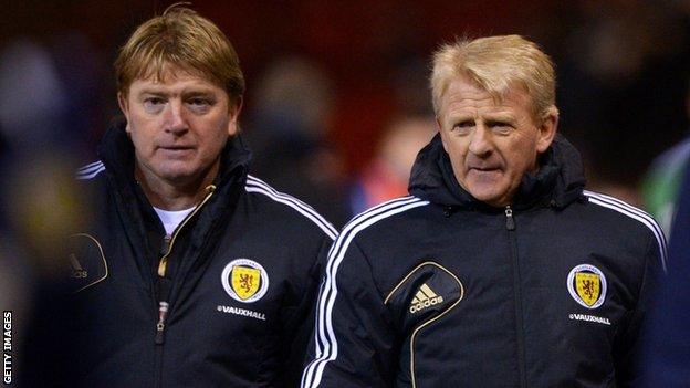 Stuart McCall and Gordon Strachan