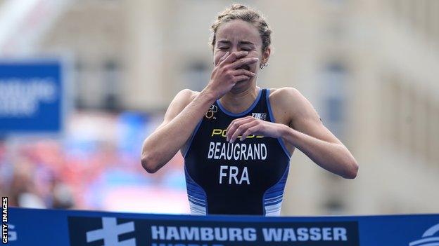 Cassandre Beaugrand wins Hamburg WTS race