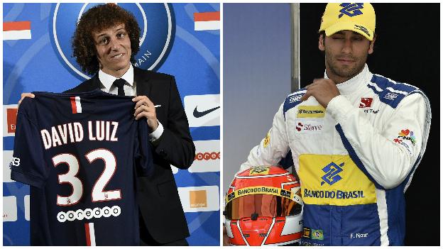 David Luiz and Felipe Nasr