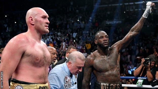 Tyson Fury and Deontay Wilder