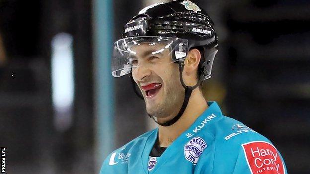 Spiro Goulakos was on target for the Giants in Sunday's Challenge Cup victory in Scotland