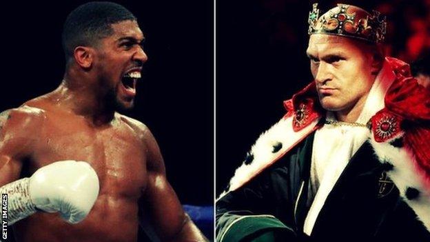 Anthony Joshua and Tyson Fury