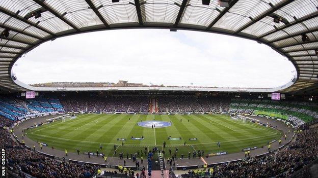 Hampden Park currently has a capacity of just under 52,000