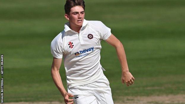 James Sales turned down an opportunity to play for England Under-19s to make his Northants debut