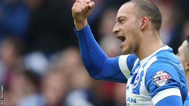 Brighton striker Bobby Zamora