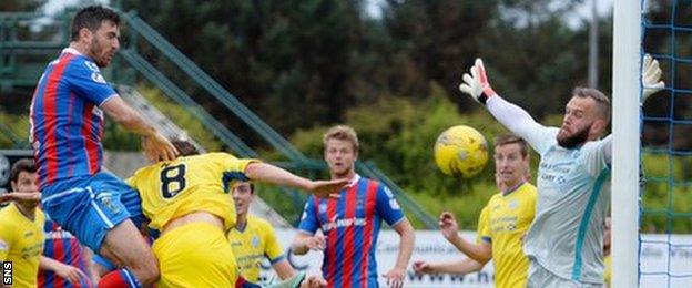 Ross Draper puts Inverness Caley Thistle ahead