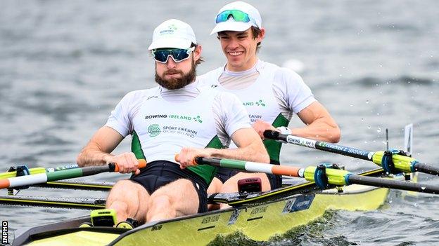 Paul O'Donovan and Fintan McCarthy will compete in the lightweight men's double sculls