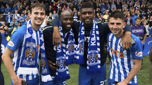 Kilmarnock finished third in the Scottish Premiership this season and will play in the Europa League qualifiers