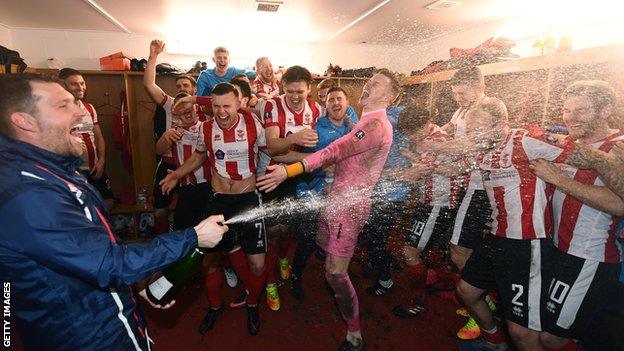 Lincoln players celebrate