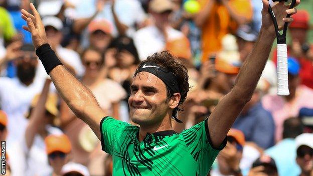 Roger Federer has won 19 of his 20 matches in 2017