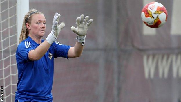 Burns has established herself as Northern Ireland's first-choice goalkeeper