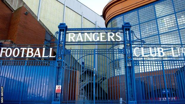 Ibrox Stadium, home of Rangers