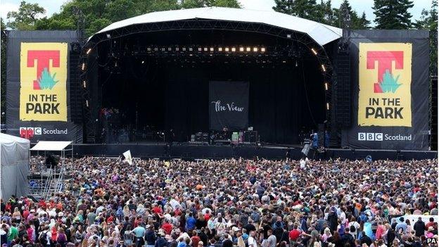 T in the Park festival