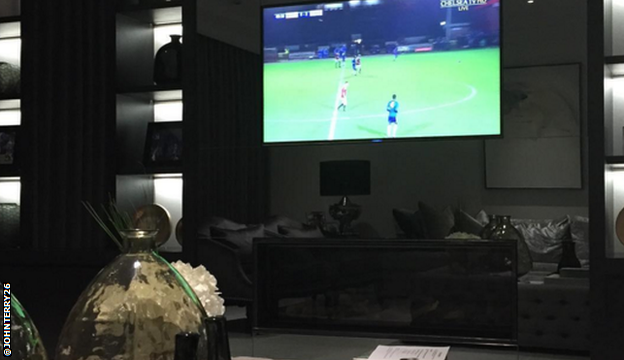 John Terry's living room