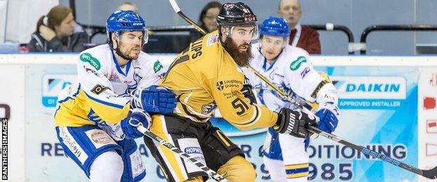 Fife Flyers (in white) picked up another come-from-behind win at Nottingham Panthers on Sunday