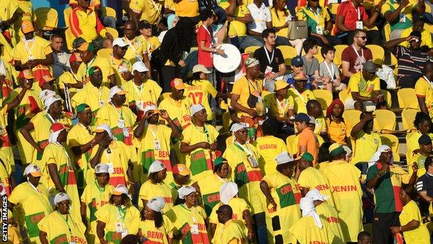 Benin supporters