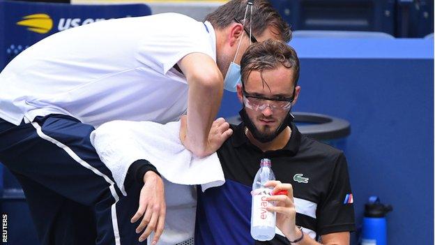 Daniil Medvedev at the US Open 2020