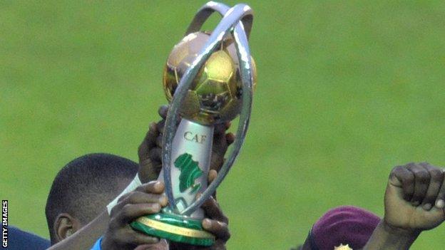 The African Nations Championship trophy