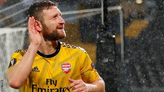 Mustafi celebrates