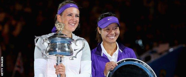 Victoria Azarenka and Li Na