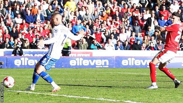 Jason Demetriou's luckless own goal off Adam Hamill's original shot started the rot for Walsall at Oakwell