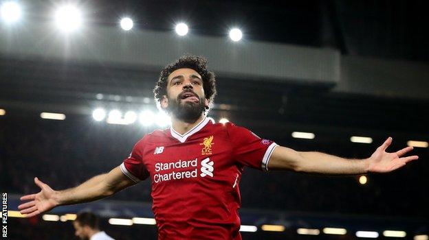 Liverpool's Mohamed Salah