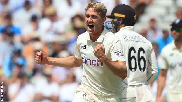 Warwickshire and England fast bowler Olly Stone