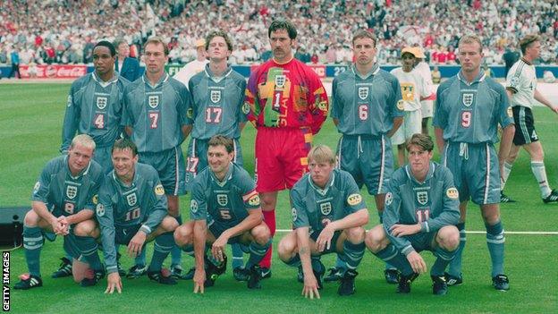England Euro '96 team