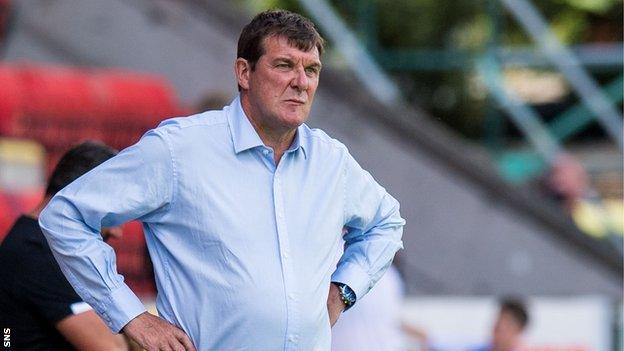 St Johnstone manager Tommy Wright