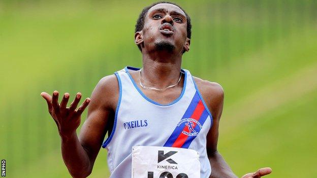 Hiko Tonosa continued his fine form in 2021 by winning the Irish men's title