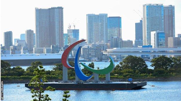 The Agitos symbol in Tokyo