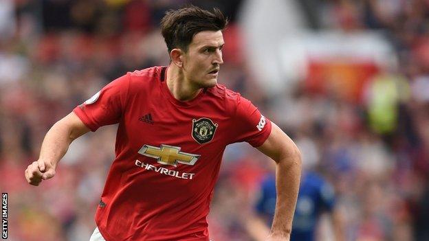 Harry Maguire was named the man of the match