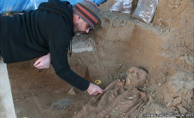 Excavations at St Piran's Oratory in Cornwall