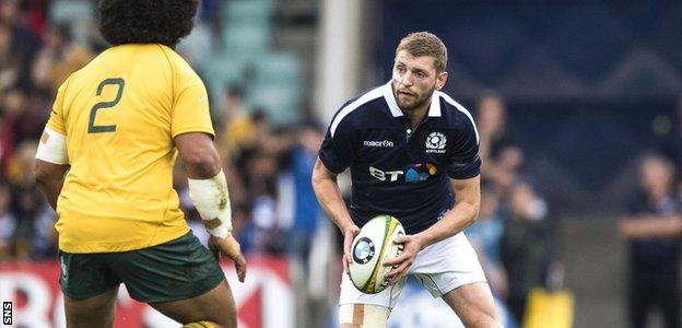 Scotland stand-off Finn Russell