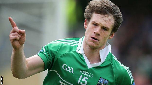 Tomas Corrigan inspired Fermanagh to a comfortable win over Laois in Enniskillen