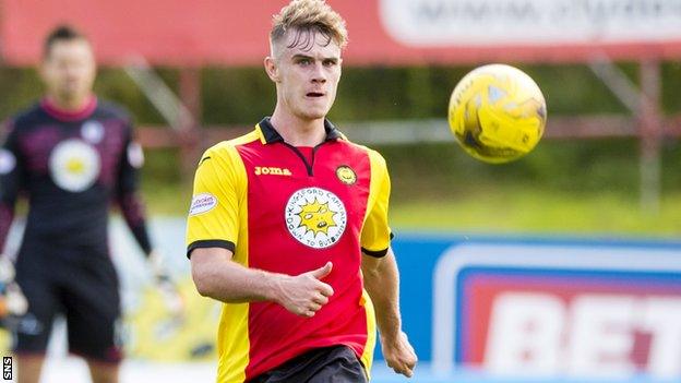 Partick Thistle defender Liam Lindsay