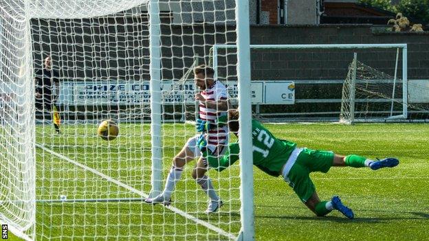 Andy Ryan's header gave Hamilton the second-half lead