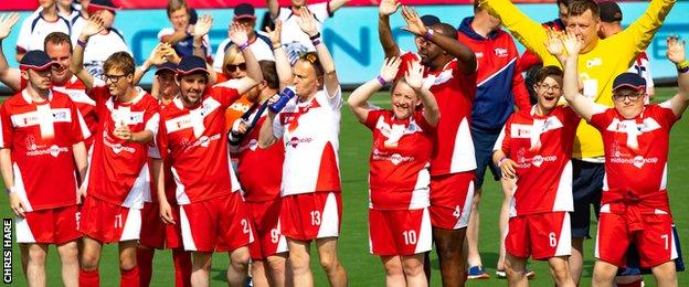 Team England at the Euro Para-Hockey Championships