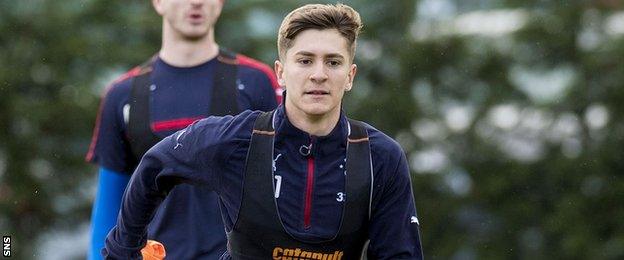 Rangers defender Myles Beerman