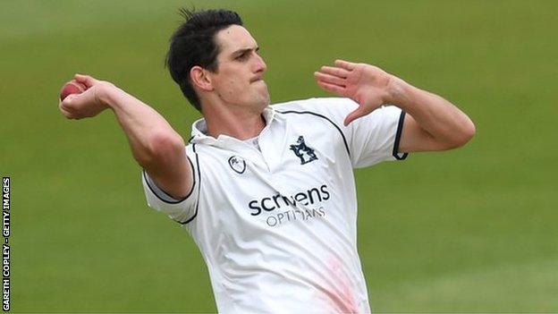 Chris Wright has now taken 244 first-class wickets in his seven seasons with Warwickshire