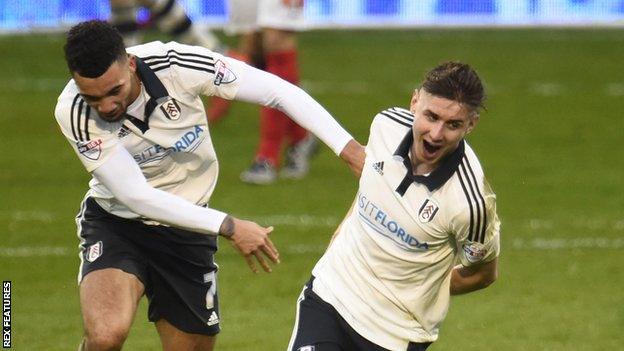 Tom Cairney scored a goal in each half for Fulham