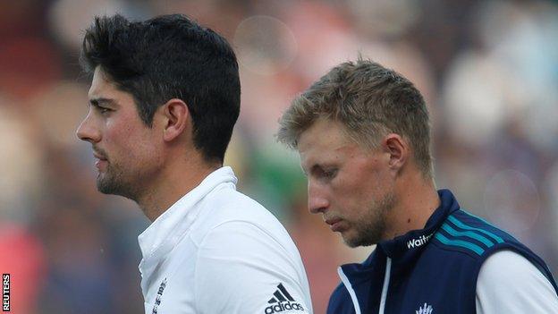 Alastair Cook and Joe Root