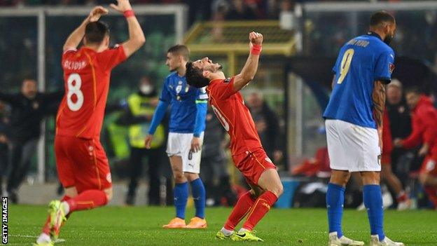 North Macedonia celebrate