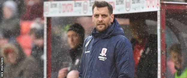Middlesbrough boss Jonathan Woodgate