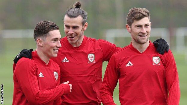 Harry Wilson, Gareth Bale and Ben Davies