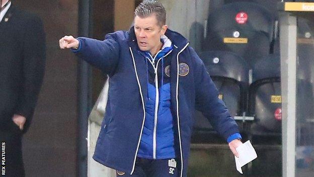 Shrewsbury Town boss Steve Cotterill